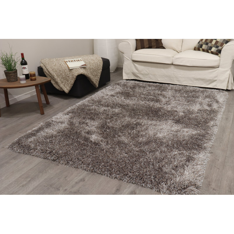 Solid Colour Shag Area Rug Set, Rectangle 200 x 290cm