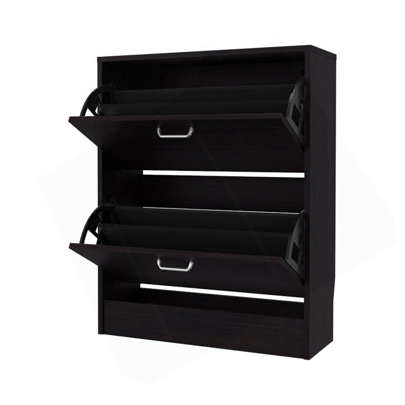 Range-chaussures H 31,5 po, 2 portes, noir - Chambre, Noir