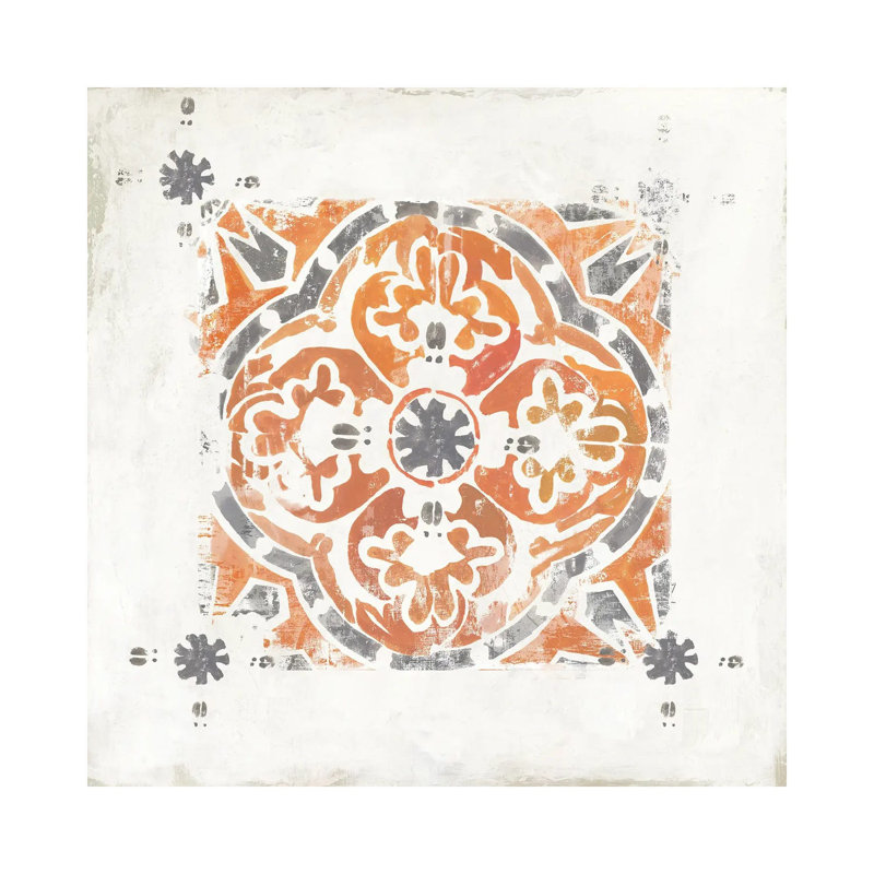 Moroccan Coral V by Tom Reeves - Wrapped Canvas Painting, 66.04 cm H x 66.04 cm W x 1.91 cm D