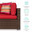 Iosif 7-Piece Outdoor Modular Patio Conversation Furniture, Wicker Sectional Set-861928972-861929460