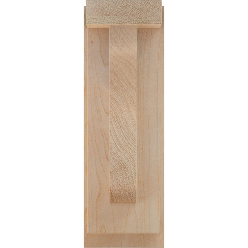 Support en bois Reece, Érable, H 7,5 po x l 2,5 po x P 6,25 po