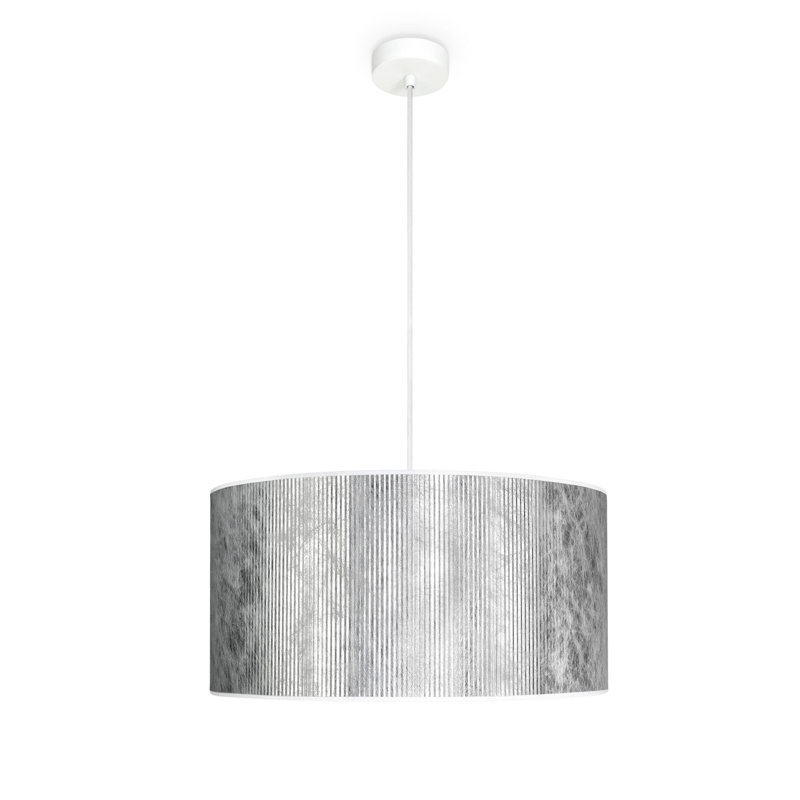 Mcgreevy 1 - Light Drum Pendant, 178cm H x 50cm W x 50cm D, Gold, Black