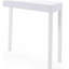 Console moderne, canapé Amy, blanc