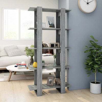 Book Cabinet Room Divider Display Book Rack Bookshelf Engineered Wood
