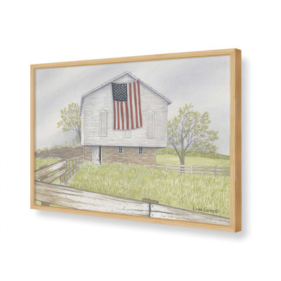 «Patriotic Heartland» par Linda Spivey, reproduction d'art