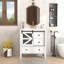 Ensemble de meuble-lavabo simple 30 po avec lavabo et porte de grange 30 po Rustic Farmhouse-1759885606