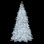 Vickerman 9' x 56" White Iridescent Spruce Artificial Pre-Lit Christmas Tree