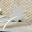 Chaise longue d'extérieur réglable en aluminium