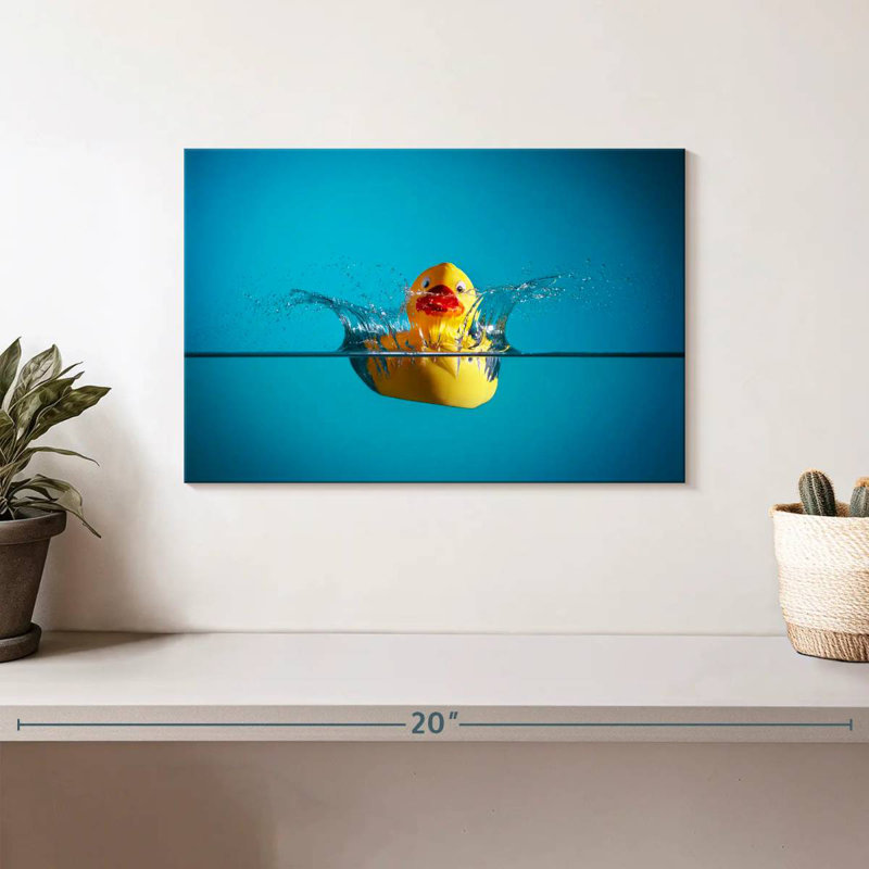 Ashelle Rubber Duck, 8" H x 12" W