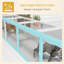 Tunnel d'extérieur pour chat avec design extensible-1504033551