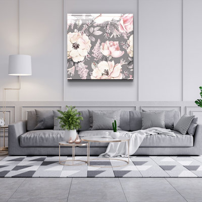 Superbe peinture décorative en verre trempé de 19,7 po x 19,7 po | 100% verre trempé, épaisseur: 0,16 pouce | Impression UV pour des couleurs éclatantes | Parfait pour la décoration intérieure, le salon ou le bureau