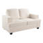 Causeuse moderne en velours