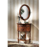 Louis Solid Wood 2 - Drawer End Table