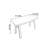 Red Saddle Leather Ash Wood Writing Desk-556353477