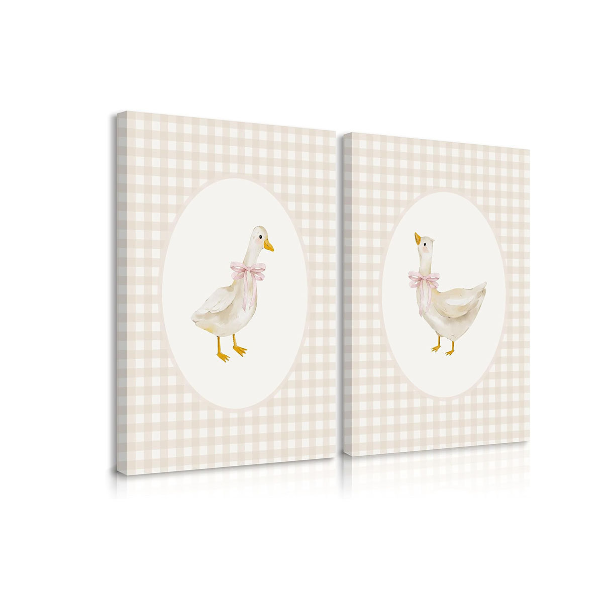 Bloomsbury Market Nursery Goose Wall Art Girl Coquette Canvas Wall ...