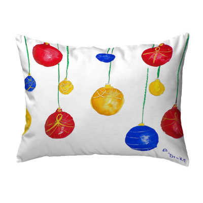 Christmas Outdoor Reversible Throw Pillow