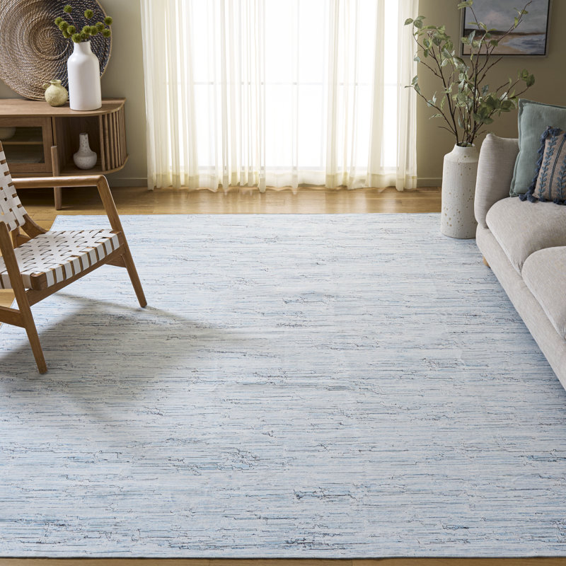 Tapis gris / turquoise Kochyar 914, Rectangle 8 pi x 10 pi