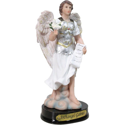 Figurine à volutes et arc-en-ciel Catholique Saint-Gabriel