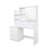 Makeup Vanity Desk With Mirror And Lights,Vanity Table Set With 6 Drawers & Sliding Mirror & Storage Shelves,3 Lighting Modes Brightness Adjustable,Vanity Dressing Table