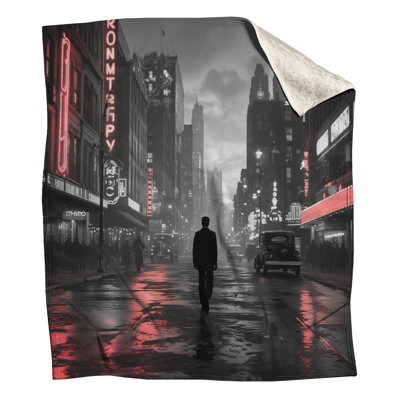 Couvertures noires et blanches Cityscape