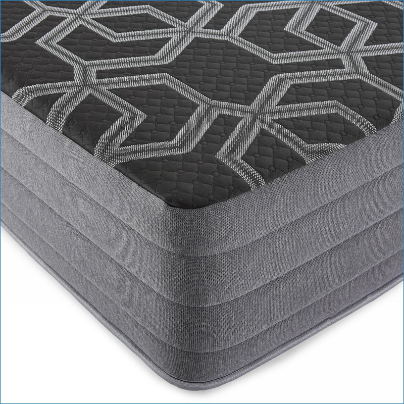 Mattresses, 10\" Lux Firm Smooth Top Foam Twin XL with Ice Cover Cooling | Foam | Black, Twin XL
