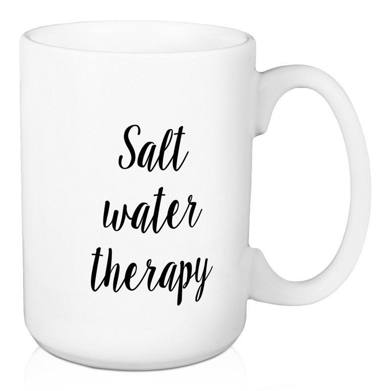 Grande tasse à café en thérapie d’eau et salage Penryn