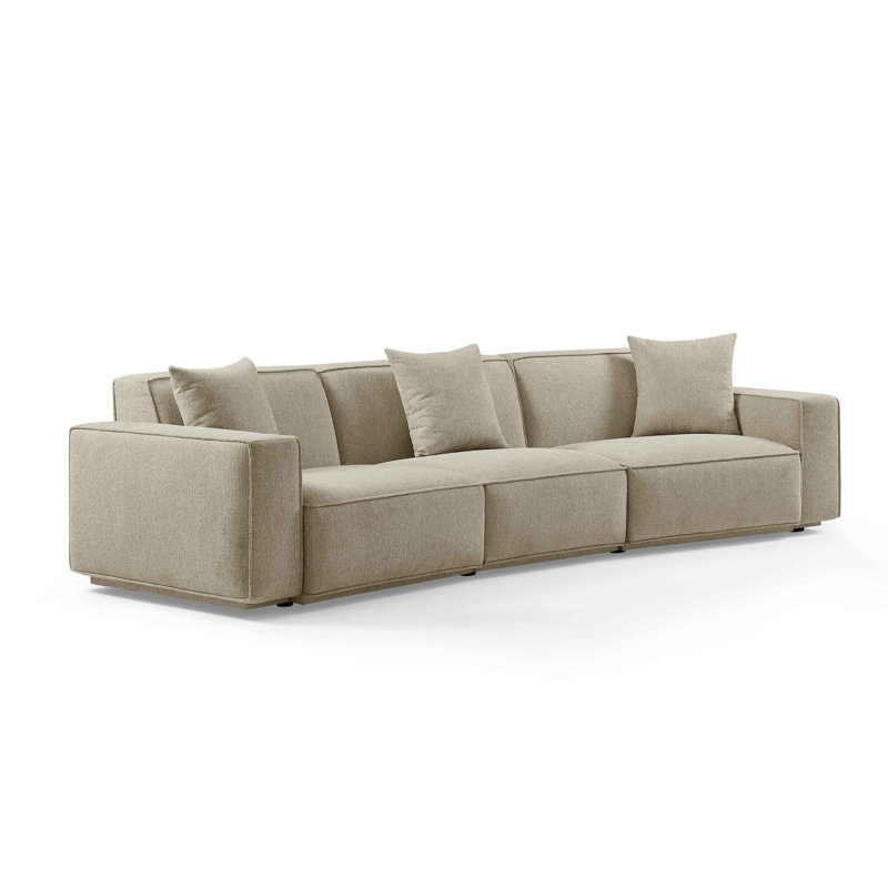 Canapé incurvé modulaire gratuit 4s Minimore, Beige