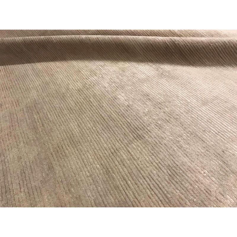 Tibetan Wool Area Rug in Wheat