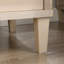 Table de chevet avec tablette ouverte et tiroir simple