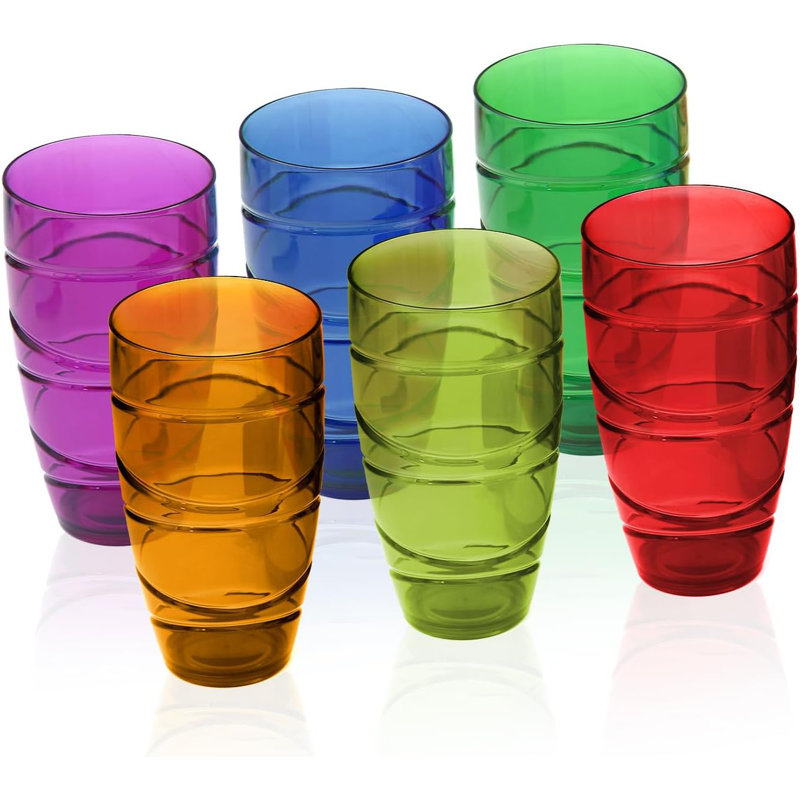 Acrylic Drinking Glass Set