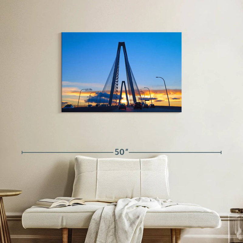 Lilie Cooper River Bridge, 24" H x 36" W