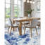 Grand tapis 5 x 7 pi antidérapant et résistant aux déchirures - bleu moderne
