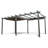 Outdoor Aluminum Retractable Pergola with Canopy-90611743-90611747