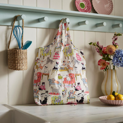 Cool Cats 100% Polyester Picnic Tote Bag
