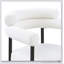 Ensemble de 2 chaises de salle à manger Woker, design moderne de style Mid-Century avec assise confortable et structure en métal durable