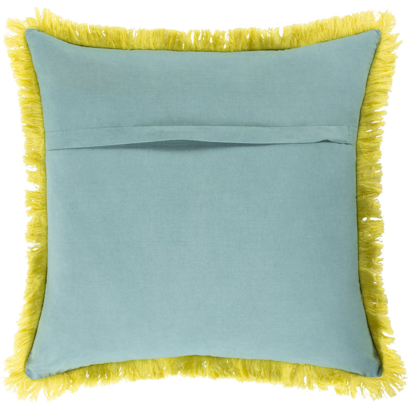 Coussin en coton Kiko, 18 po x 18 po, Duvet
