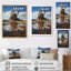 «Oil Drilling Rig Fields Horizon I», reproduction sur toile-97052813-97052819