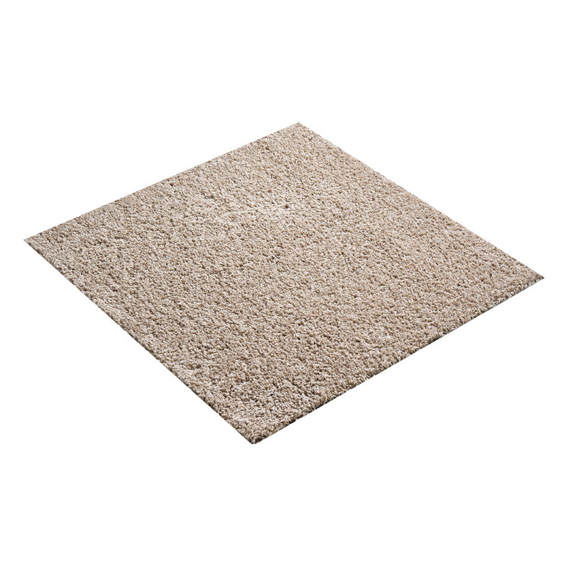 45.7cm W x 45.7cm L Plush Cut Other Carpet Tile