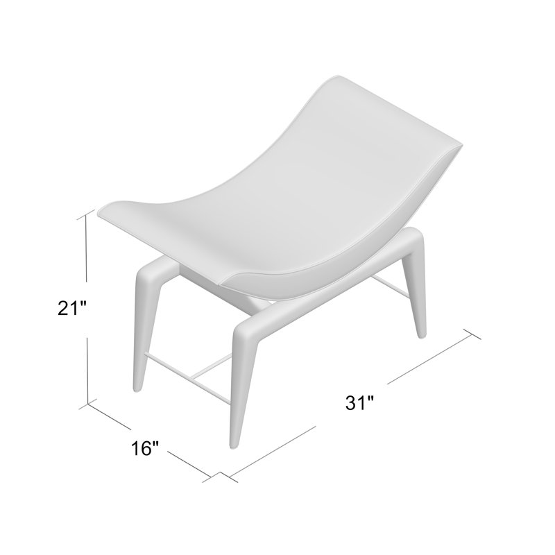 Saddle Upholstered Bench, Venice Ivory