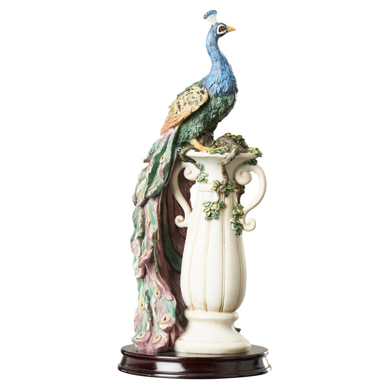 Peacocks Animals Figurines & Sculptures