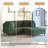 Seemab 80.4" W Corduroy 3-Piece Upholstered Modular Sectional-293493859