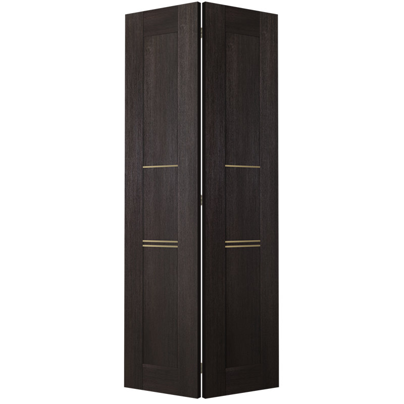 Porte pliante lambrissée Avon 07, Chêne, 48 po x 79 po