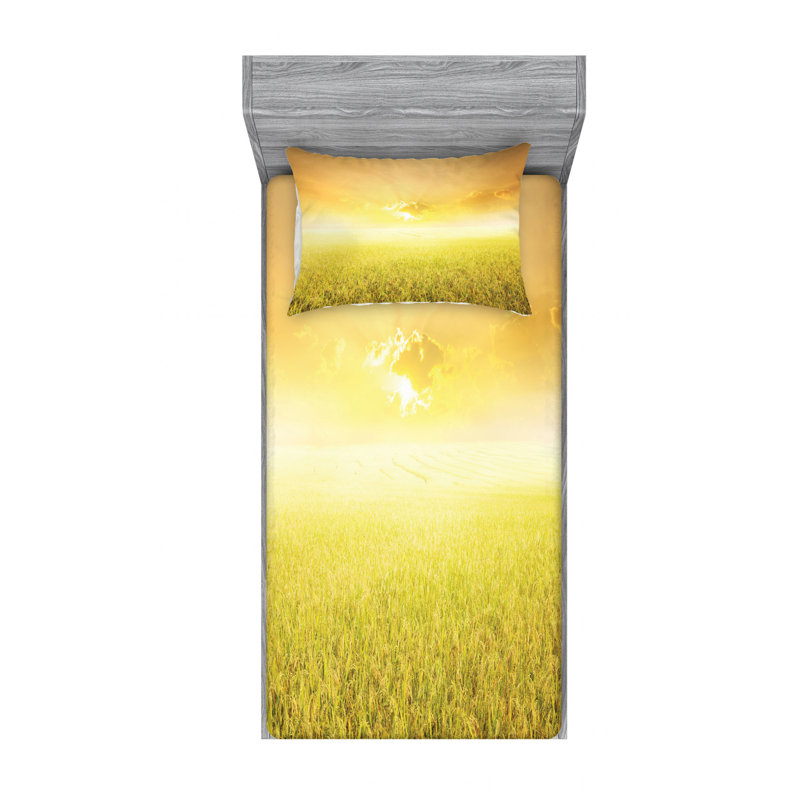 Microfiber Sheet Set, Twin XL Sheet Set with Fitted Sheet