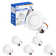 6 PK LED Retrofit Recessed Lighting Kit 6 Inch,5 CCT Air-Tight IC Rated, LED 6 Retrofit Recessed Lighting Kit,Recessed LED Can Lights,Dimmable