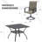 4-Person Outdoor Patio Dining Set-346145214-346145184