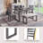 6 - Person Double Pedestal Dining Set