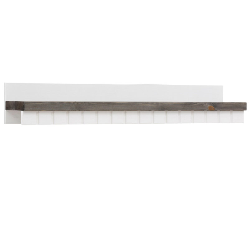 Pine Solid Wood, White/Grey