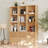 Branigans 3 Pcs 3-Tier Cube Bookshelf Storage Cabinet With Double Drawer And Shelf