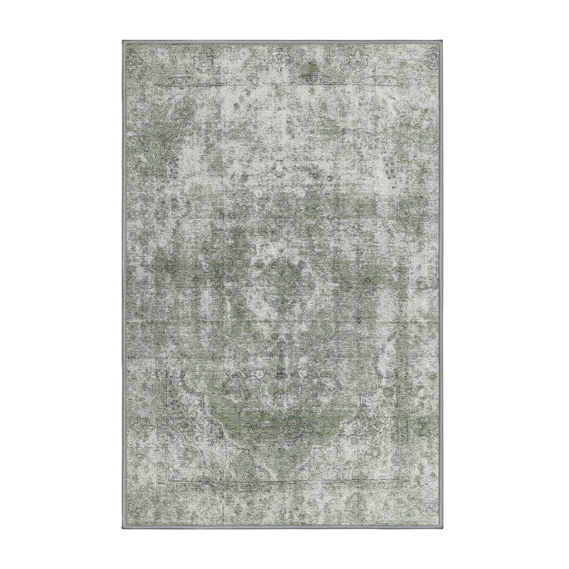 Tapis gris zone contemporaine, Rectangle 5 pi x 7 pi