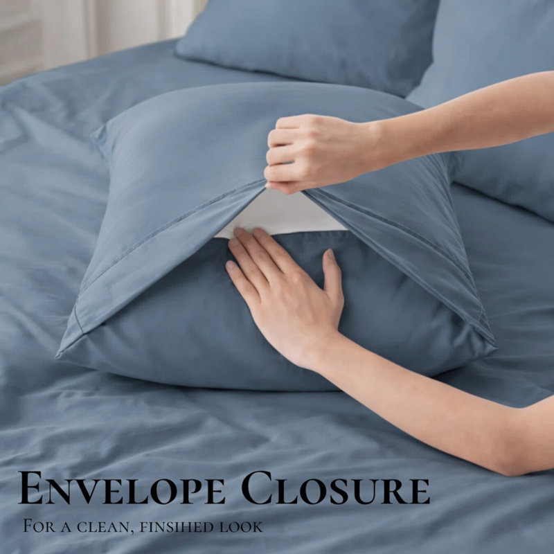 Ultra Soft Bamboo Sheet Set - 4 Pc Set - Wrinkle Resistant - Cooling Sheets with Deep Pockets, Oxford